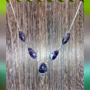 Amethyst Statement Necklace